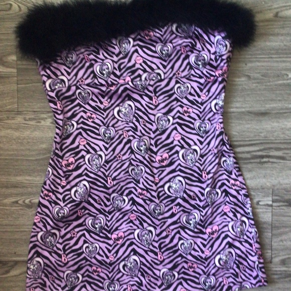 Bratz fur mini dress - Picture 1 of 7
